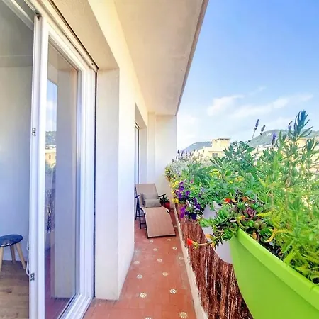 Sun Deck Terrace - Port Of With View And Air Conditioning 니스