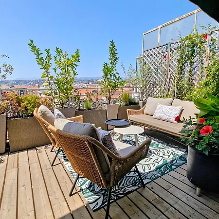 아파트 Sun Deck Terrace - Port Of With View And Air Conditioning *